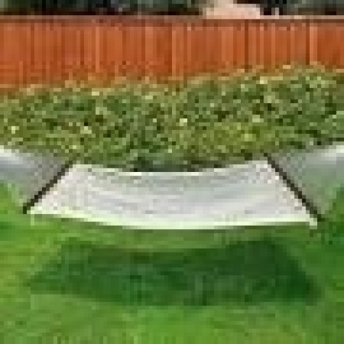 BCP. SKY. 1024. : Best Choice products  2 - Person Woven  Cotton Rope  Double Hammock For BackYard W / Spreader Bar  - Lot 324