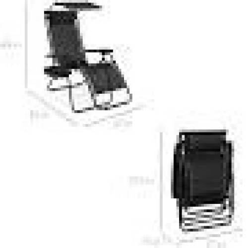 BCP. SKY. 3733  : Set Of 2  Adjustable  Zero Gravity  Lounge Chairs  For Patio  - Lot 331