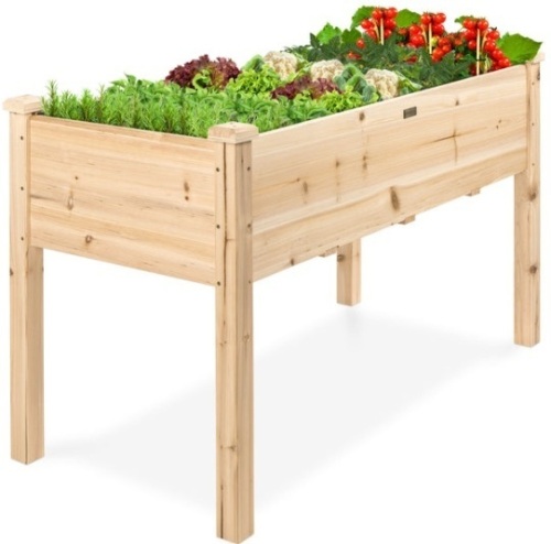 Raised Garden Bed, Elevated Wood Garden Planter Stand, 48x24x30 In. - Lot 371