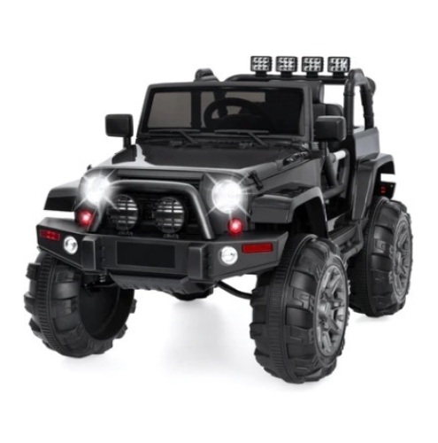 12V Kids Ride-On Truck Car Toy, Black - Lot 490