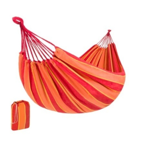 2-Person Brazilian-Style Double Hammock, Orange - Lot 493