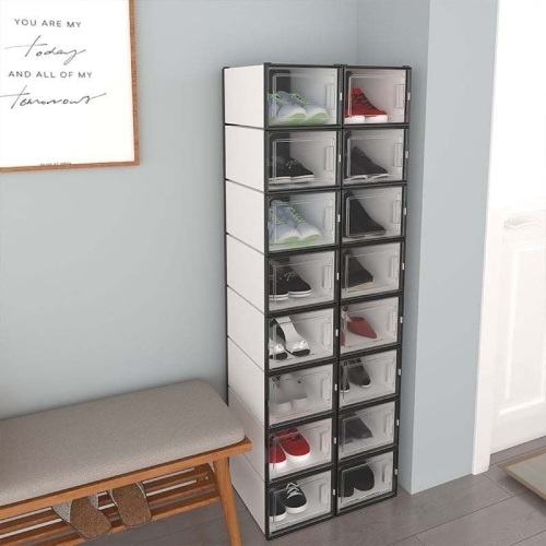 Yitahome Medium Size 12 Pc Shoe Box Organizer - Appears New  - Lot 286