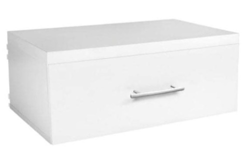 CloseMaid Elite Wood Drawer in White - Appears New  - Lot 357