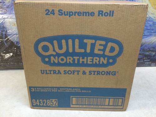 Quilted Northern Ultra Soft & Strong Toilet Paper, 24 Supreme Rolls - New/Unopened - Lot 552