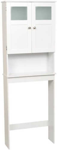 Zenna Home Bathroom Spacesaver Over Toilet Cabinet - Appears New  - Lot 563