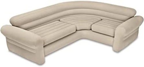 Intex Inflatable Corner Sofa, Beige - New  - Lot 568