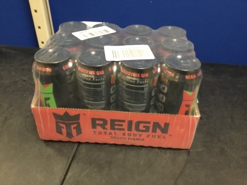 Reign Total Body Fuel Fitness & Performance Drink, Melon Mania, 12 Pack - New - Lot 580