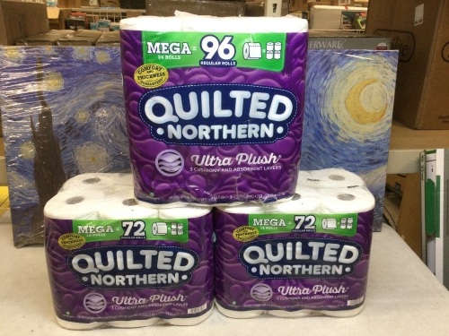 Lot of (3) Quilted Northern Ultra Plush Toilet Paper - New - Lot 597