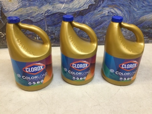 Lot of (3) Clorox ColorLoad Non-Chlorine Bleach, 116 oz - Appear New  - Lot 600