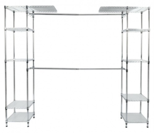 5 Tier Extendable Garment Rack - Appears New  - Lot 621