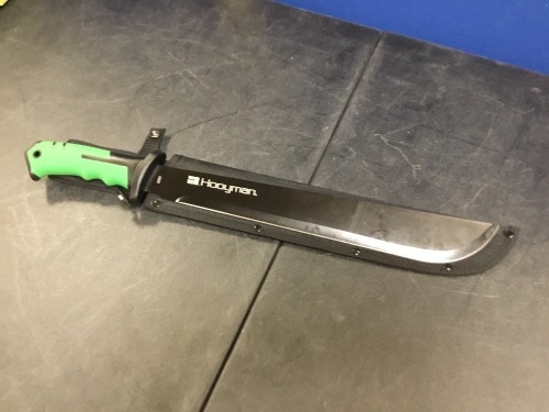 Hooyman Bush Machete with Non-Slip Handle and Belt Sheath - Appears New  - Lot 816