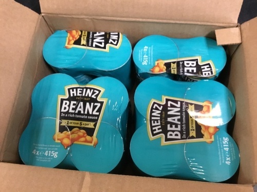 Case of Heinz Baked Beans in Rich Tomato Sauce, 12 ct - New - Lot 1087