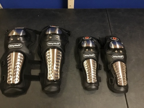 Riding Tribe Motorcycle Knee & Elbow Pads - E-Comm Return, Appears New - Lot 803