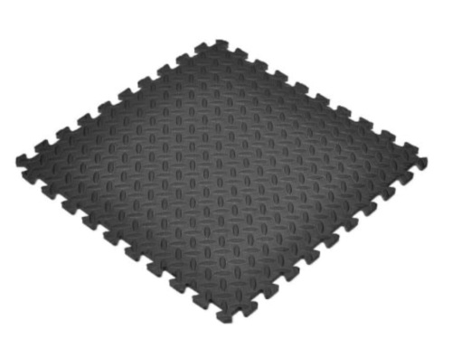 TrafficMaster Black 24" x 24" Foam Interlocking Gym Flooring, 12 Pack - E-Comm Return, Appears New  - Lot 868