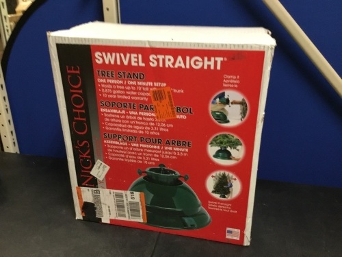 Swivel Straight Tree Stand - Appears New  - Lot 878