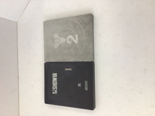 Lot of 2 PS4 Steelbooks, Destiny 2, and MLB The Show 18, Appears New - Lot 154