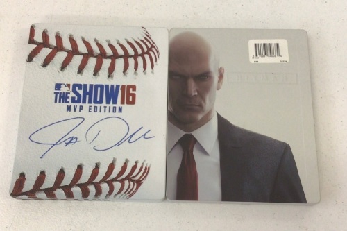 Lot of 2 PS4 Steelbook Games, Hitman The Complete First Season, and MLB The Show 16 MVP Edition, Appears New - Lot 156