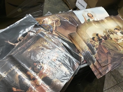 Lot of (18) Various Religious Prints, 20" x 27" - Appear New  - Lot 1026