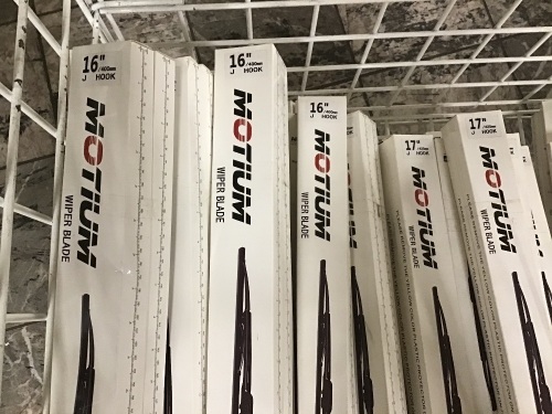 Huge Lot of Motium Wiper Blades, Various Sizes - Appear New  - Lot 1058