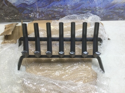 Fireplace Log Grate 24" Heavy Duty Solid Steel - Appears New - Lot 834
