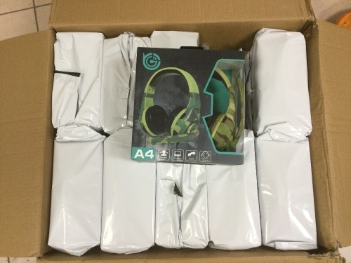 Case of (20) Tucci A4 Gaming Headphones - Appear New - Lot 108