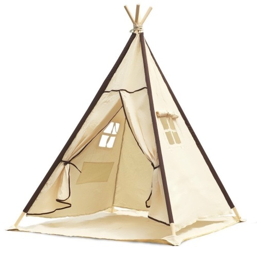 Lavievert Indian Canvas Teepee Children Play Tent - New  - Lot 1086