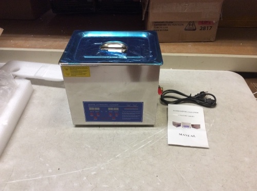 Vevor Stainless Steel Ultrasonic Cleaner - Appears New, Untested - Lot 762