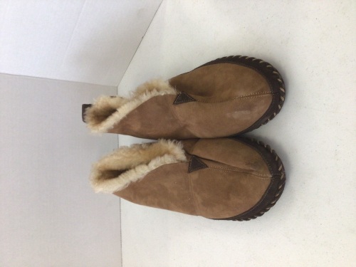 Bob Timberlake Shearling Wool Slippers Size 12M, Appears New - Lot 440