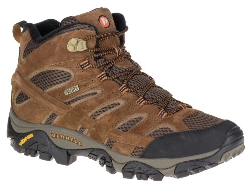 Merrell Moab 2 Mid Waterproof Hiking Boots for Men - Earth - 13W, Appears New - Lot 442