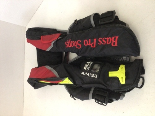 AM 33 All-Clear Auto/Manual-Inflatable Life Vest, Appears New, Untested - Lot 443