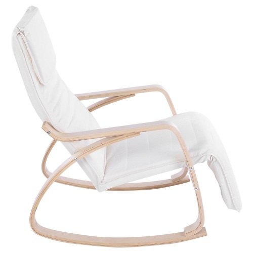 Rocking Chair with Adjustable Footrest - Appears New  - Lot 72
