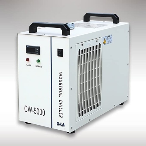 CW-5000DG Industrial Water Chiller for Single 80W/100W CO2 Laser Tube Cooling, 0.41HP, AC 1P 110V, 60Hz - Appears New   - Lot 81