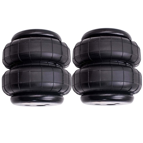 2x Universal Air Spring Bag Heavy Duty Standard 2500 lb 1/2inch npt Single Port - New  - Lot 109