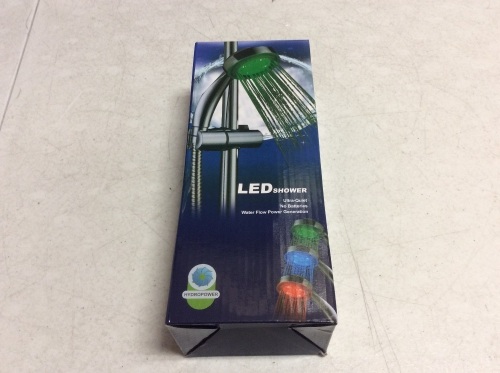 Lot of (5) LED Water Powered Multi Color Shower Heads - New - Lot 546