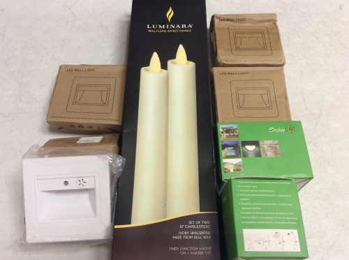 Lot of LED Lights and Fake Candles - Appear New - Lot 629