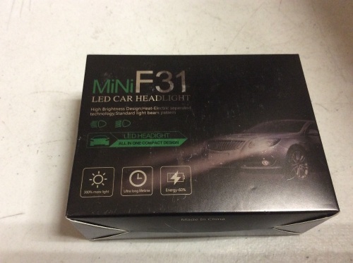 Lot of (8) MiniF31 LED Car Headlights - New - Lot 647