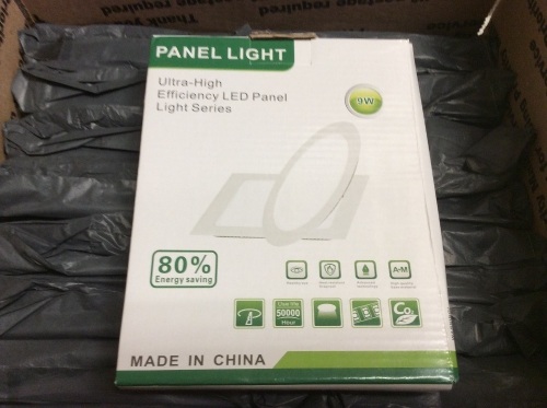 Lot of (17) Ultra-High Efficiency LED Panel Lights - Appear New  - Lot 827