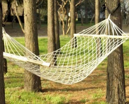Lot of (2) Double Cotton Rope Hammocks - Appear New  - Lot 841