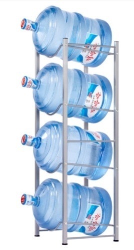 5 Gallon Water Bottle 4 Tier Storage Rack - Appears New   - Lot 845