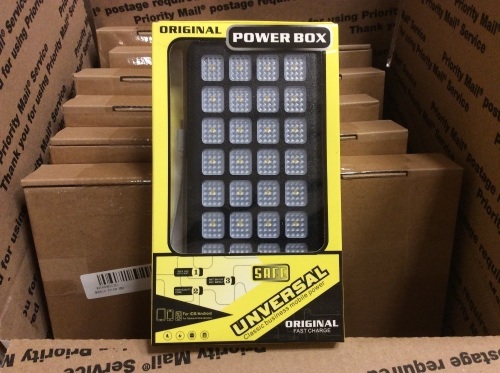 Lot of (11) LED Power Box Battery Chargers - Appear New  - Lot 317