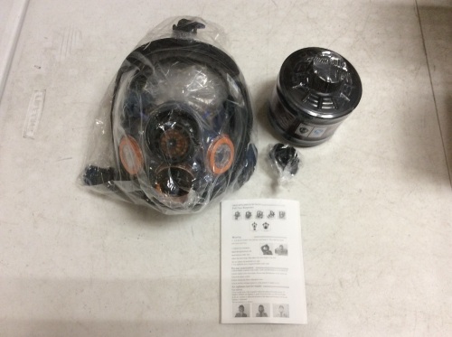 Lot of (2) Full Face Respirator Masks - Appear New  - Lot 341