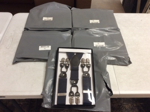 Lot of (5) Suspenders - Appear New - Lot 760