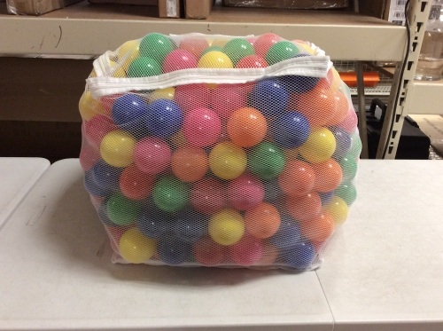Click N' Play 400 Phthalate Free Crush Proof Plastic Ball, Pit Balls in Storage Bag with Zipper - Appears New - Lot 526