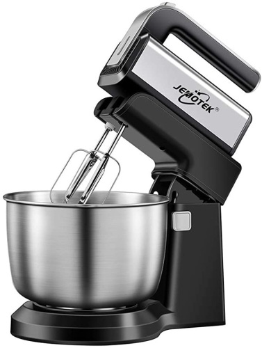 Stand Mixer, 5 Speeds Electric Mixer 2 in 1 Hand Mixer with 4 Quarts Stainless Steel Mixing Bowl, Beaters & Dough Hooks - Appears New, Untested  - Lot 812