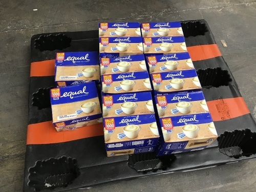 Huge Lot of Equal Zero Calorie Sweetener, 14000 Total Packets, Best By 5/29/21 - New - Lot 311
