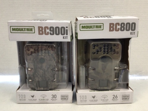 Lot of (2) Moultrie Trail Cameras, Untested, E-Commerce Return