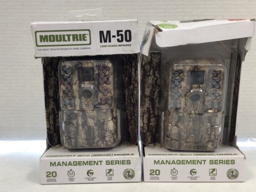 Lot of (2) Moultrie Trail Cameras, Untested, E-Commerce Return
