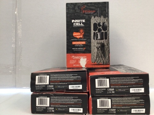 Lot of (5) Wildgame Innovations Trail Cameras, Untested, E-Commerce Return