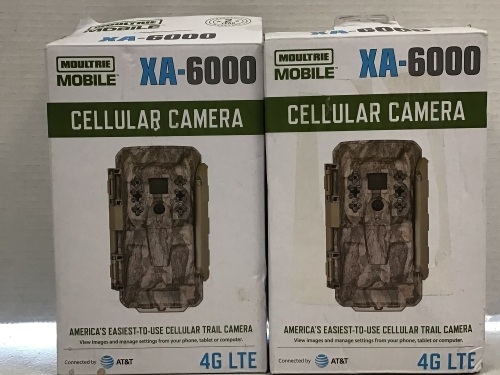Lot of (2) Moultrie Trail Cameras, Untested, E-Commerce Return, Retail 99.99 each