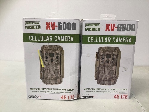 Lot of (2) Moultrie Trail Cameras, Untested, E-Commerce Return, Retail 99.99 ea